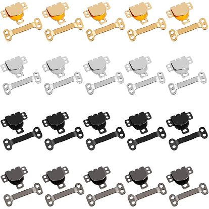 100 наборы 4 цвета латунь швейные крючки и петли набор для закрытия, для брюк, юбки, платья, бюстгальтера, шитья, поделки, рукоделие