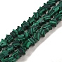 Perles synthétiques malachite brins, étoiles