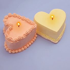 Food Grade DIY Silicone Candle Molds, For Candle Making, Heart