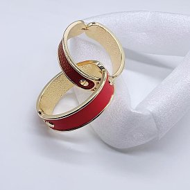 Браслеты-шарниры из сплава и искусственной кожи для женщин