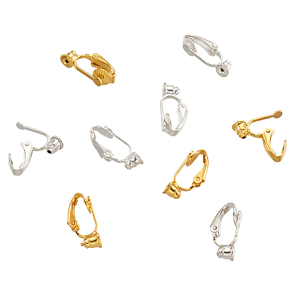 Латунь клип на серьги конвертер, 