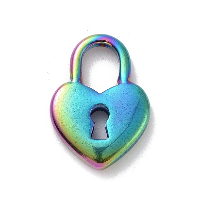 Вакуумное покрытие pvd 304 подвески из нержавеющей стали, сердце замок