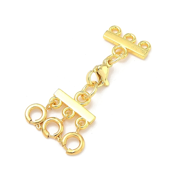 Латунный удлинитель цепи, с наслоенными застежками, долговечный, стойки покрытие