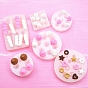 Flower/Rectangle/Cone/Ice Cream Cookies DIY Food Grade Silicone Fondant Molds, for Chocolate Candy Making