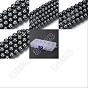 316Pcs Non-magnetic Synthetic Hematite Beads Strands, Grade A, Round