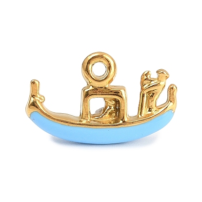 304 подвески из нержавеющей стали, с эмалью, подвески для гондольной лодки