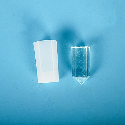 Силиконовые формы с маятниковым кристаллом, кулоны кристаллы кварца формы, для уф-смолы, изготовление ювелирных изделий из эпоксидной смолы