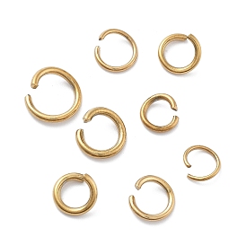 Ion Plating(IP) 304 Stainless Steel Open Jump Rings for Chainmaille Weaves, for Chainmaille Weaves