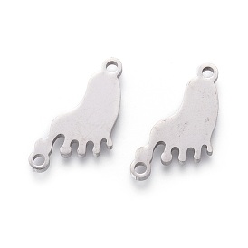 201 Stainless Steel Links, Manual Polishing, Foot