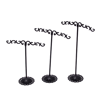 Ensembles de présentoirs de boucle d'oreille en fer massif