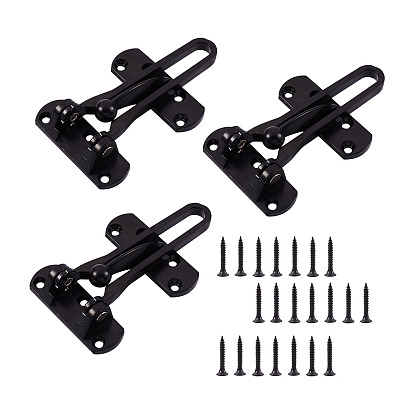 Дверной замок из цинкового сплава, противоугонная застежка, аксессуары для задней блокировки