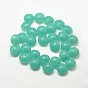 Dyed Natural Jade Teardrop Beads, 24x23x16mm, Hole: 1mm