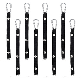 Polyester Electrical Tape Strap, with Snap Hooks