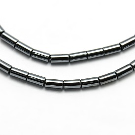 Grade AA Non-magnetic Synthetic Hematite Column Beads Strands