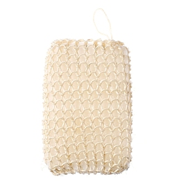Exfoliating Braided Sisal Pad Body Scrubber, Shower Cleanser, Bathing Tools