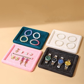Velvet Jewelry Tray, Display Tray, Rectangle