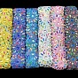 Polyester Lace Trim, with Colorful Paillettes, Flower, Garment Accessories