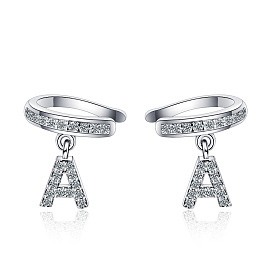 Fashionable Zircon Inlaid Non-Piercing Ear Clip for Women - Personalized and Stylish