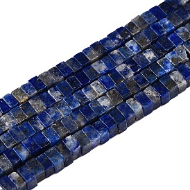 Natural Lapis Lazuli Beads Strands, Square