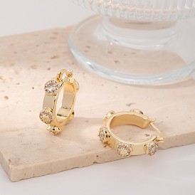 Fashionable Hoop Earrings, versatile and exquisite, European and American style