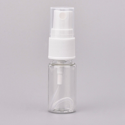 Bouteilles de pulvérisation en plastique, avec brumisateur fin et capuchon anti-poussière, bouteille rechargeable
