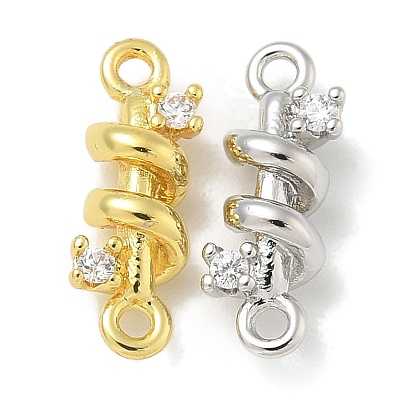 Стойка покрытие латунь прозрачный кубический цирконий вихревой соединитель подвески, долговечный, без свинца и без кадмия
