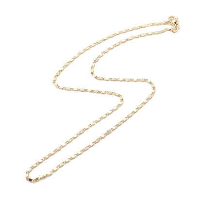 Ожерелье из латунных овальных звеньев для женщин, без кадмия и без свинца