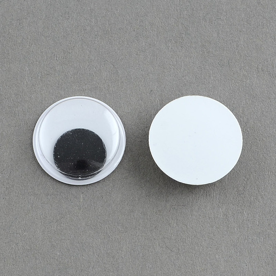 Черный и белый покачиваться гугли глаза Кабошоны DIY скрапбукинга ремесла игрушка аксессуары