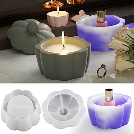 DIY Flower Candle Cup Silicone Molds, Storage Box Molds, Resin Plaster Cement Casting Molds