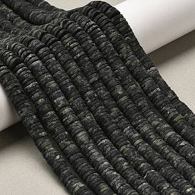 Натуральные пряди камбабы из яшмы, матовые, дисковые бусы, Heishi бусы