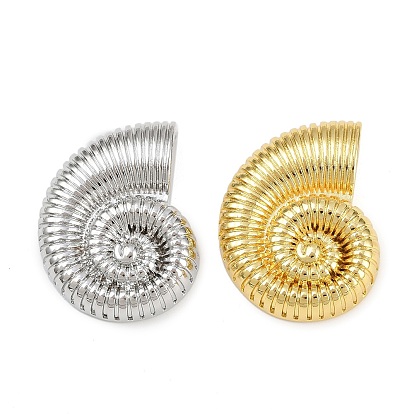 Латунные подвески, подвески в форме раковины, стойки покрытие, без кадмия и без свинца, долговечный