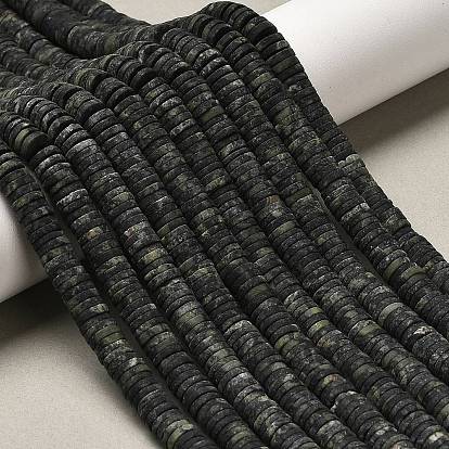 Натуральные пряди камбабы из яшмы, матовые, дисковые бусы, Heishi бусы