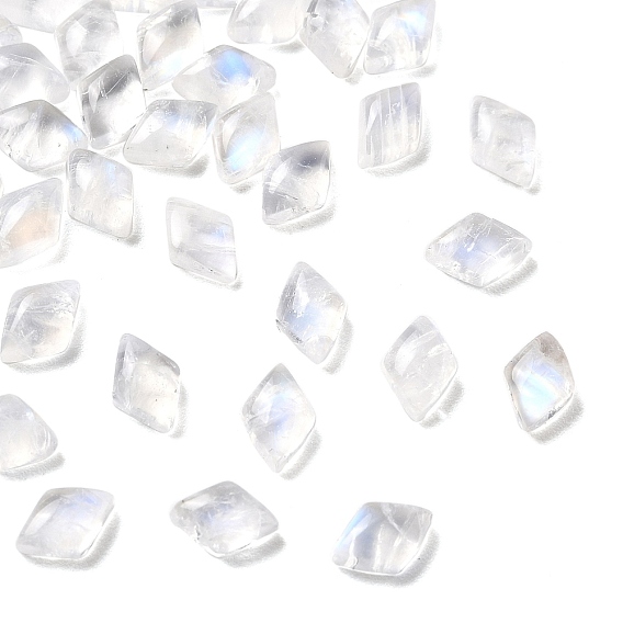 Натуральный радужный лунный камень класса АА кабошоны, ромб