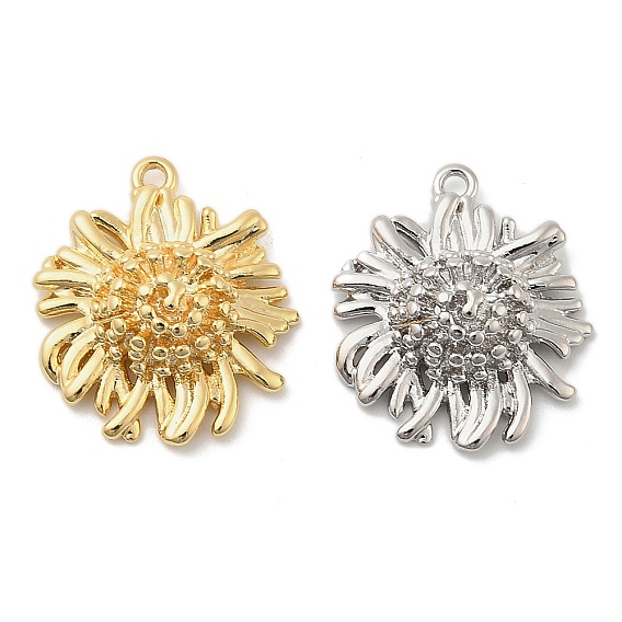 Латунные подвески, прелести подсолнуха