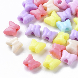 Opaque Polystyrene(PS) Plastic Beads, Butterfly