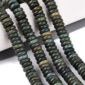 Natural Shoushan Jade Beads Strands, Disc, Heishi Beads