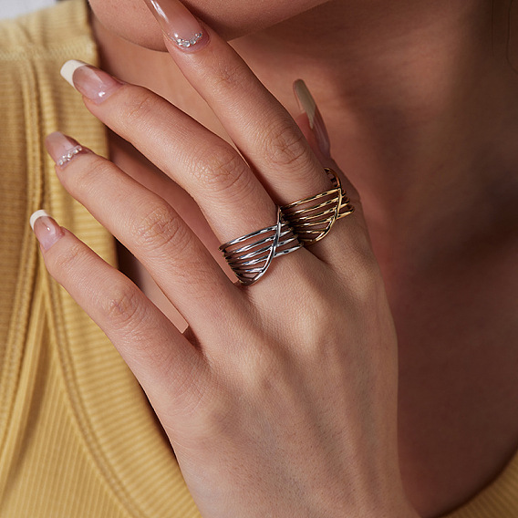 304 уникальный дизайн полого поперечного кольца-манжеты из нержавеющей стали