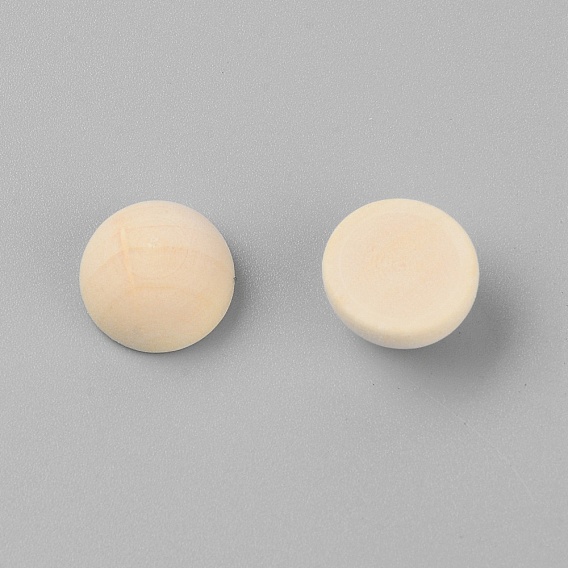 Кабошоны из дерева шима, полукруглые / купольные