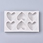 Food Grade Silicone Molds, Fondant Molds, For DIY Cake Decoration, Chocolate, Candy, UV Resin & Epoxy Resin Jewelry Making, Heart