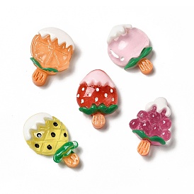 Translucent Resin Imitation Food Decoden Cabochons, Play Food, Ice Lolly