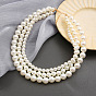 Stylish and Bold Multi-Layer Pearl Necklace for Women - Perfect Statement Piece!