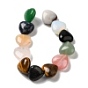 Mixed Gemstone Beads Strands, Heart