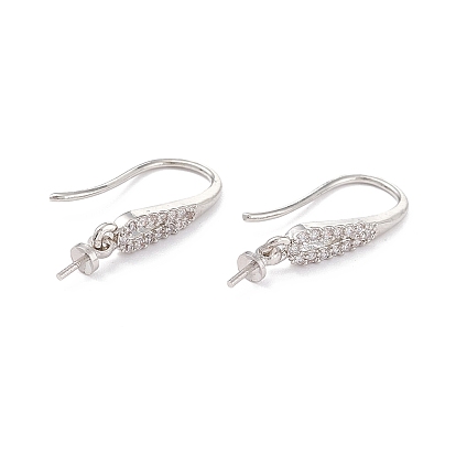 Покрытие стойки латунь микропаве крючки для серег из фианита, с булавками, долговечный