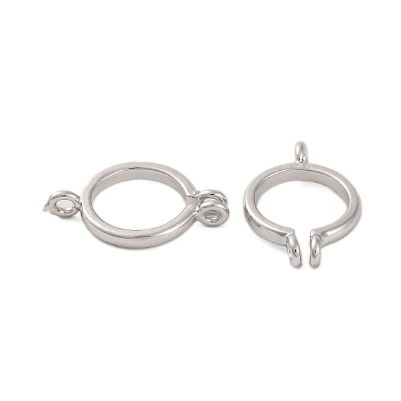 Покрытие стойки латунными поручнями, сменная застежка-коннертор для подвески, без свинца и без кадмия, долговечный, кольцо