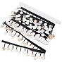 3.3 Yards Cotton & Plastic Beaded Trim, with Natural Shell, for Curtain Decoration Accessories