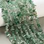 Natural Green Strawberry Quartz Beads Strands, Chip