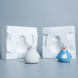 Penguin Gesso Molds, Modeling Tools, for Ceramic Craft Making