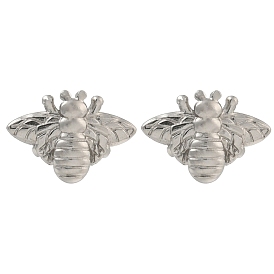 304 Stainless Steel Ear Studs, Bees