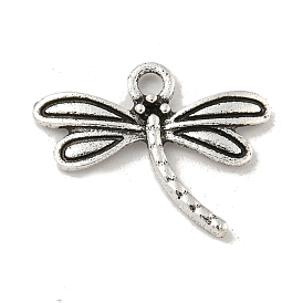 Tibetan Style Alloy Pendants, Cadmium Free & Lead Free, Dragonfly