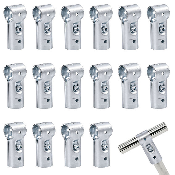 2 Juego de abrazaderas para tuberías de acero al carbono con tornillos y tuercas.